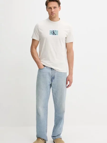 Calvin Klein kratka majica bež