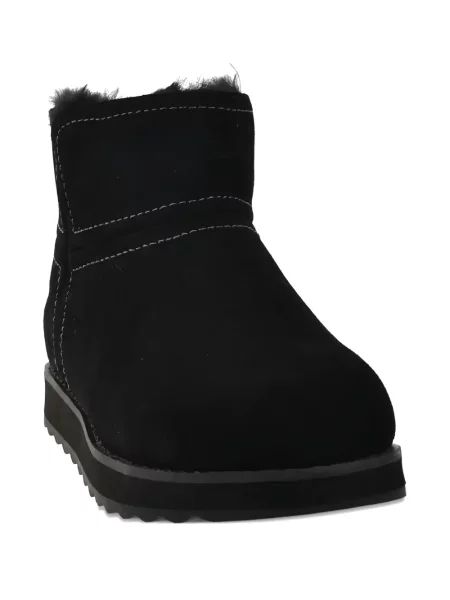 Боти до глезена Skechers бродирани черно