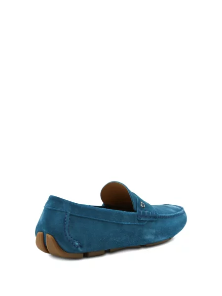 Pantofi loafer Ferragamo fără toc albastru