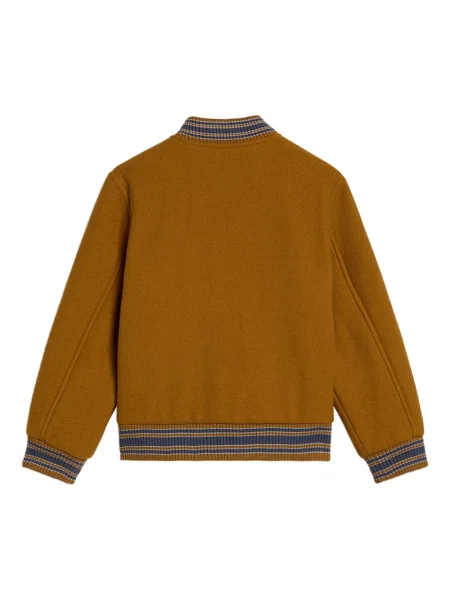 Kurtka bomber dziecięcy Golden Goose brązowy