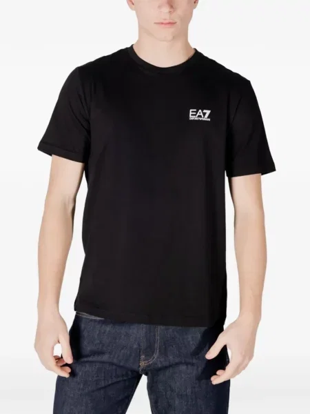 Tricou Ea7 Emporio Armani cu imagine negru