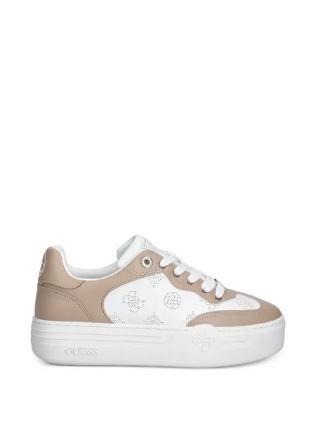 Sneakerși Guess alb