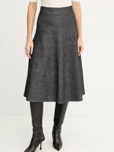 MAX&Co. fustă midi evazați gri