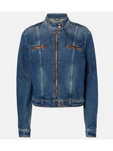 Kurtka jeansowa Magda Butrym niebieska