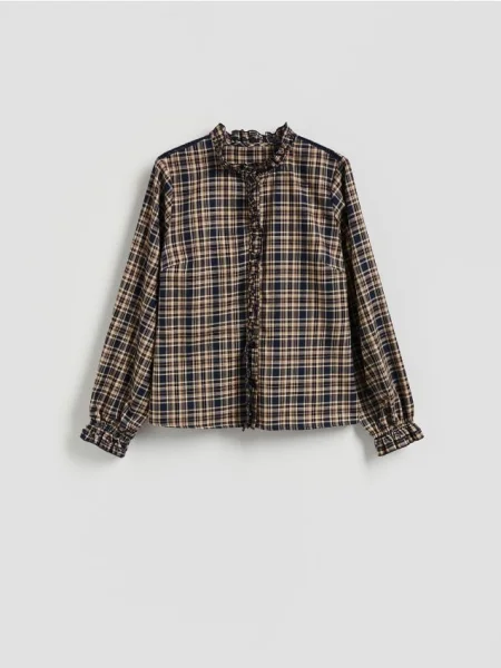 Reserved Koszula w kratę wielobarwny