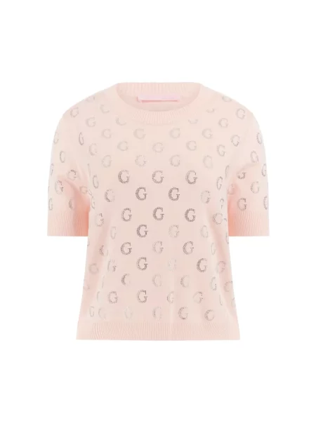Sweter Guess różowy