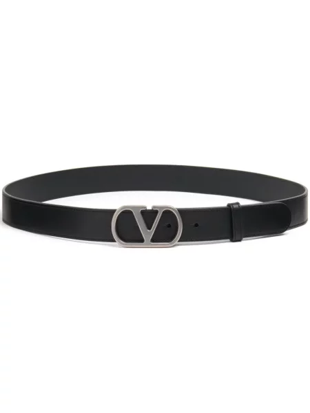 Curea Valentino Garavani din piele negru