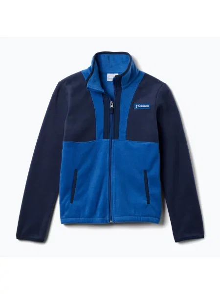 Мъжко поларено яке Columbia Back Bowl II Full Zip collegiate navy/mountain blue синьо