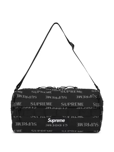 Geantă Supreme cu imagine negru