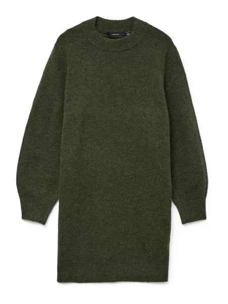 VERO MODA Rochie tricotat VMBESTI închis verde