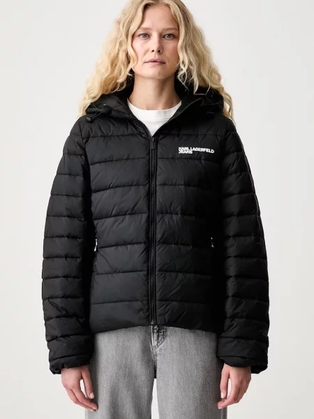Karl Lagerfeld Jeans Geacă de iarnă negru