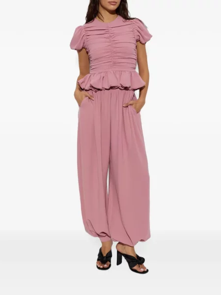 Pantaloni Rotate Birger Christensen roz