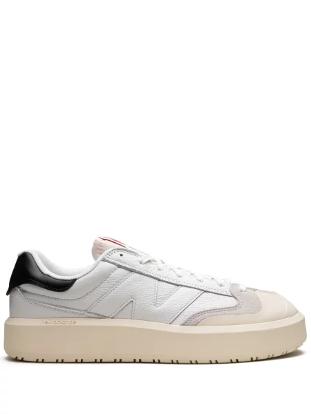 Sneakerși New Balance din piele alb