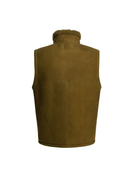 Kamizelka Nonnative skórzana brązowa