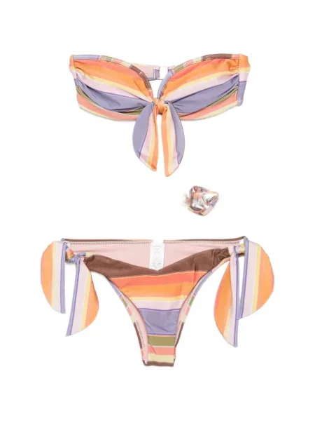 Bikini Zimmermann cu legături portocaliu