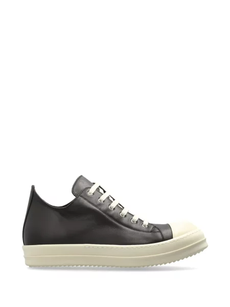 Sneakerși Rick Owens din piele maro