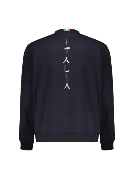 Bluza z kapturem Emporio Armani Ea7 z kapturem z logo niebieska