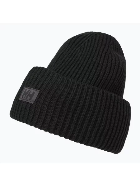 Шапка Helly Hansen з товстого трикотажу чорний