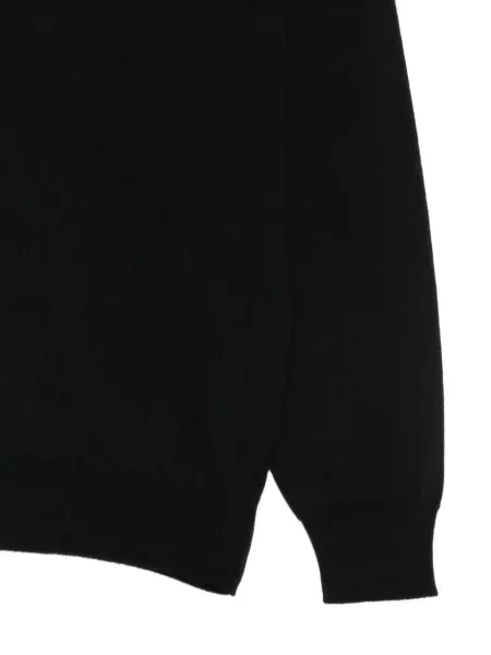 Lung tricou polo Cenere Gb negru