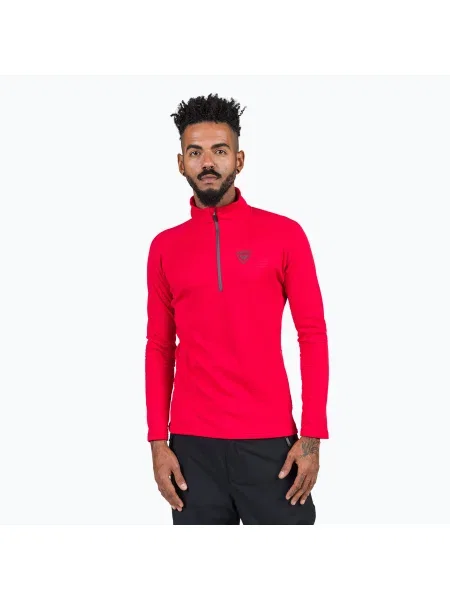 Férfi Rossignol Blackside Fleece Hz sport melegítőfelső. Méret: XL piros