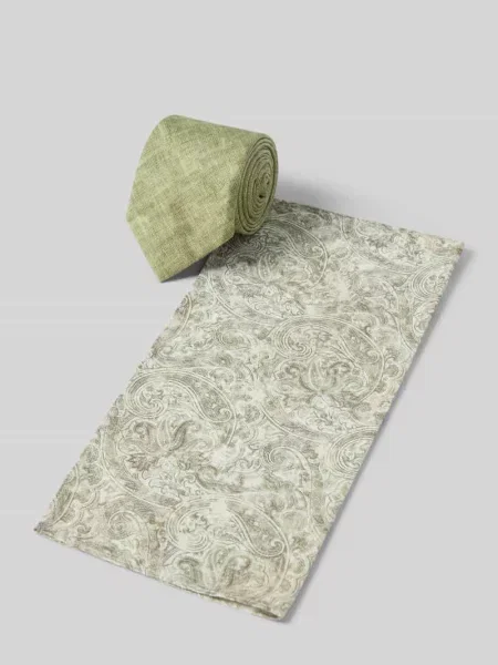 Krawat z poszetką model ‘TAOIMINA’ Cinque