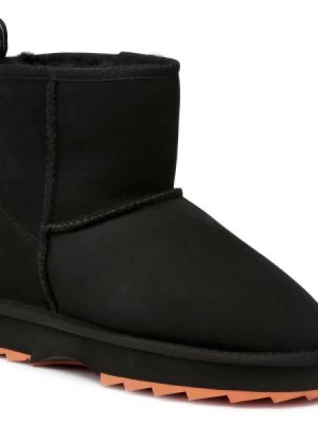 Topánky EMU AUSTRALIA Sharky Mini Black/Crimson čierna