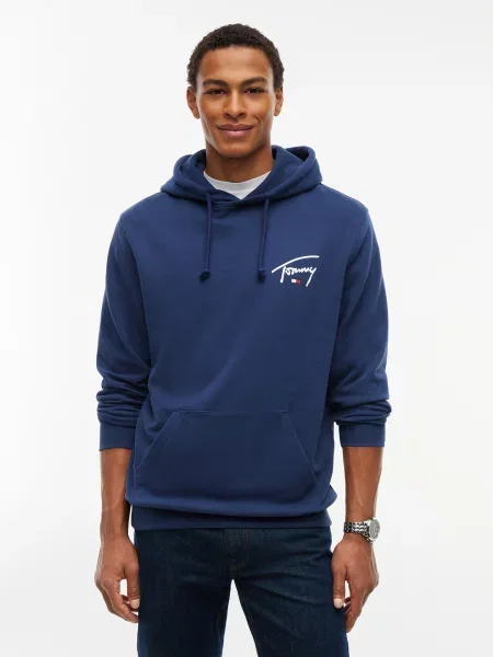 Tommy Jeans Mikina ENTRY tmavomodrá