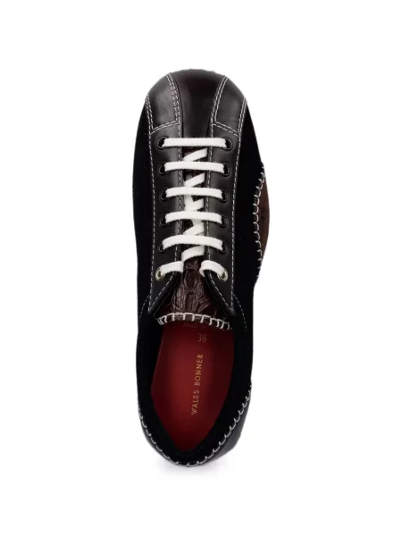 Sneakerși Wales Bonner din piele negru