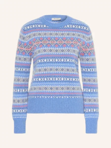 Maerz Muenchen Sweter blau biały