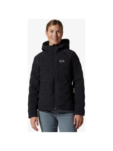 Kurtka z kapturem Mountain Hardwear ze stretchem M czarna