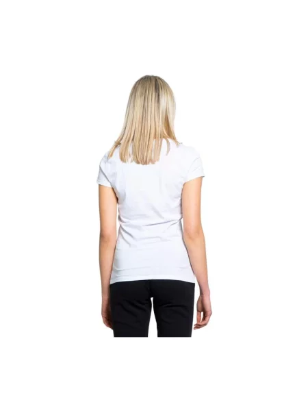 Top Armani Exchange z logo casual biały