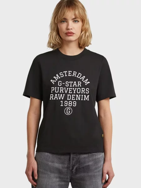 Футболка G-star Raw чорна