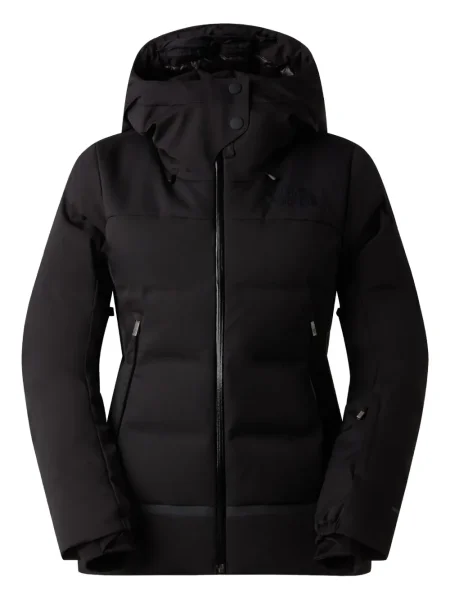 Geacă cu puf The North Face cu glugă negru