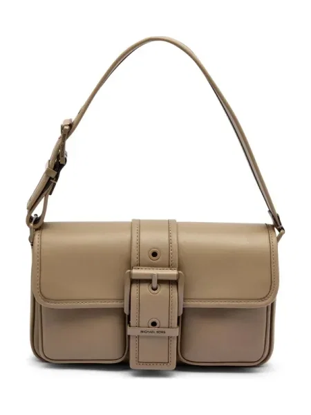 Michael Kors De piele geantă pe umăr Colby maro