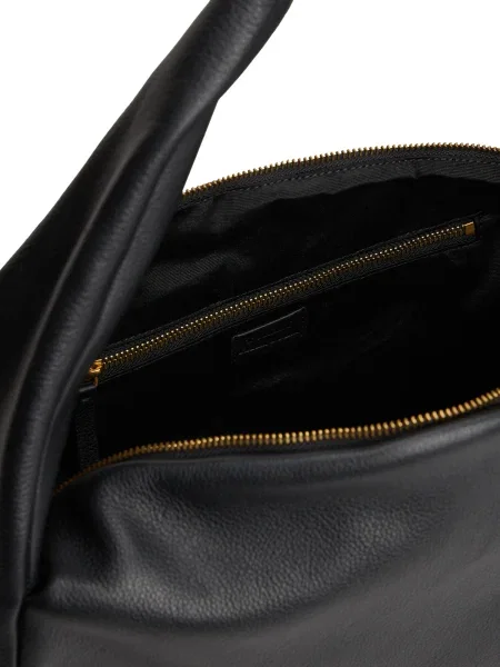 Geanta de piele Tommy Hilfiger din piele negru