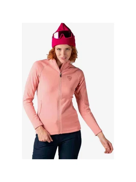 Kurtka Rossignol Classique Clim Full Zip Jasnoróżowa damska L różowa