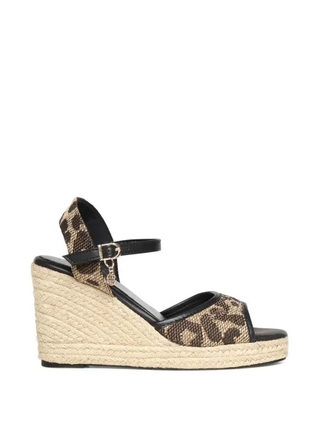 Sandale V°73 cu pană cu imagine cu model leopard