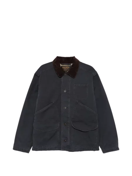 Gulerat geacă Filson de catifea cord albastru