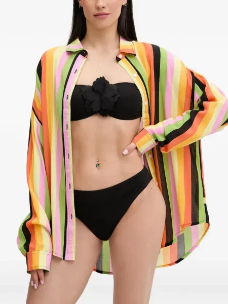 Lung cămașă Rip Curl cu dungi galben
