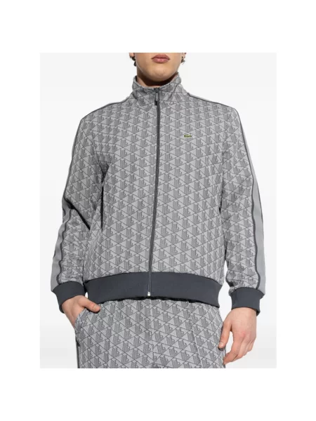 Bluza rozpinana Lacoste szara