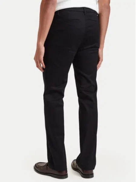 Calvin Klein Chino hlače Straight Fit črna