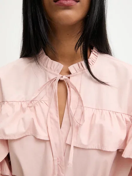 Рубашка Answear.lab розовая
