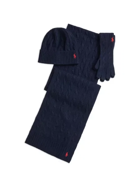 Matlasat sneakerși Polo Ralph Lauren cu autograf de catifea cord albastru