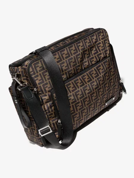 Torba dziecięca Fendi brązowa