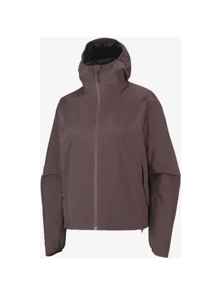 Kurtka z kapturem Salomon Outscape 2L Short XS brązowy