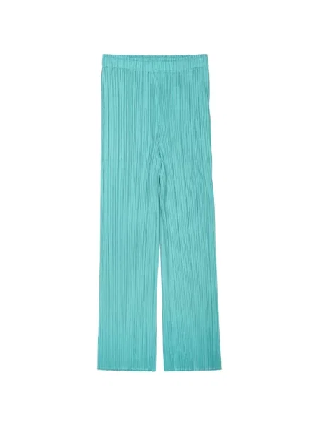 Pantaloni Pleats Please Issey Miyake verde