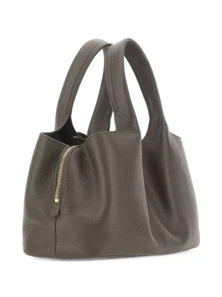Geantă shopper Coccinelle din piele verde