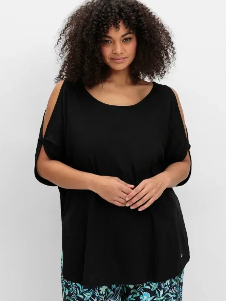 SHEEGO Tricou negru