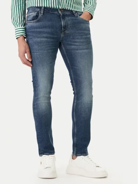 Guess Jeansy Skinny Fit niebieski