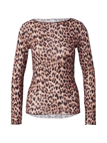 Hailys Tricou / maro mokka / maro închis bej